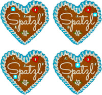 LED Lebkuchenherz Pins (4er-Set) – HerzGaudi Oktoberfest 2026