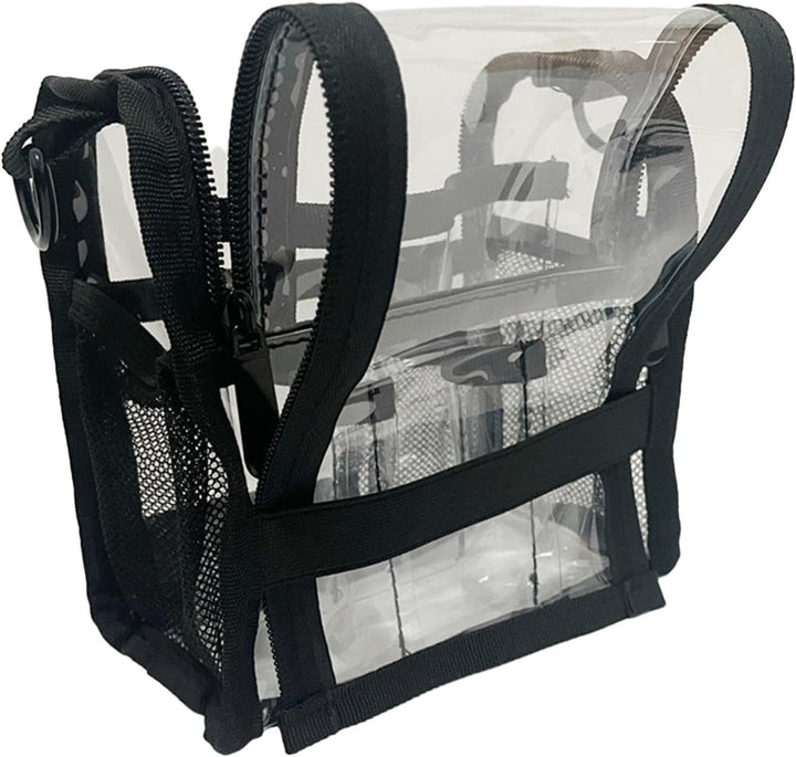 Große transparente PVC-Make-up-Tasche für Reisen & den täglichen Gebrauch – Aveline