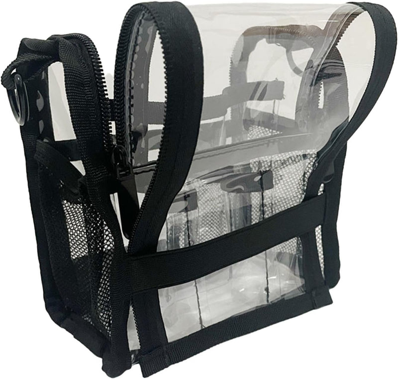 Große transparente PVC-Make-up-Tasche für Reisen & den täglichen Gebrauch – Aveline