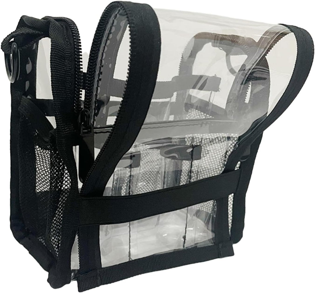 Große transparente PVC-Make-up-Tasche für Reisen & den täglichen Gebrauch – Aveline