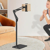Verstellbarer 360° Handy- und Tablet-Ständer für den Boden – Movira