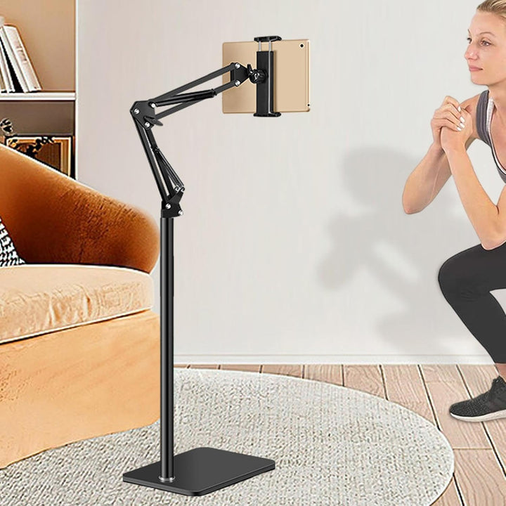 Verstellbarer 360° Handy- und Tablet-Ständer für den Boden – Movira