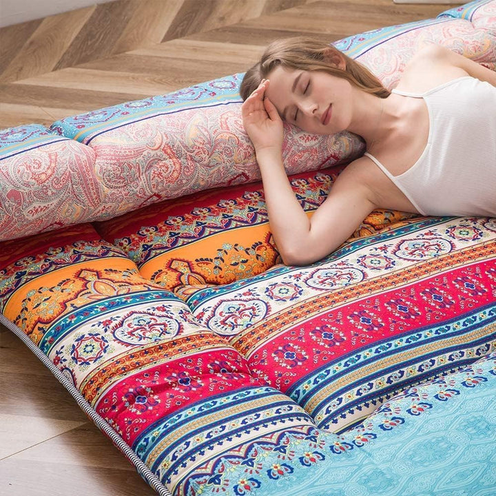 Faltbare japanische Futon-Bodenmatratze mit Memory-Foam-Unterstützung – Arivon