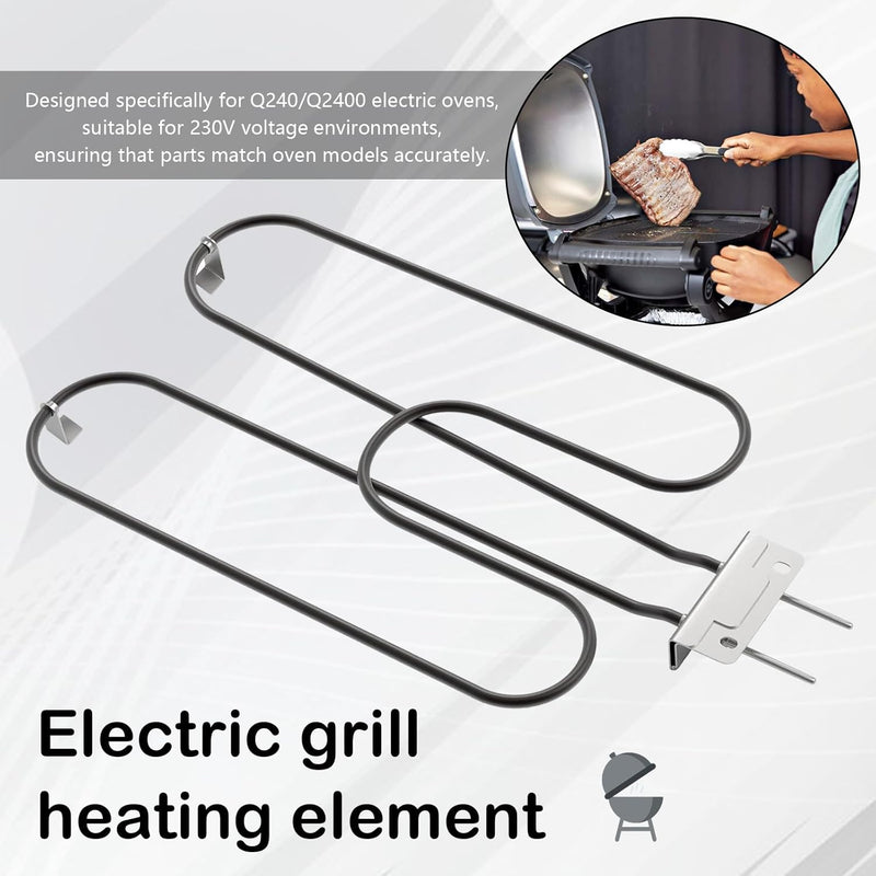 Hochleistungs-Edelstahl-Grillheizspirale 2200W für Outdoor-Elektro-BBQ – Zeythra
