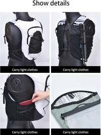 Laufweste Rucksack – Leichter Hydration Pack für Trails und Radfahren – Alvory