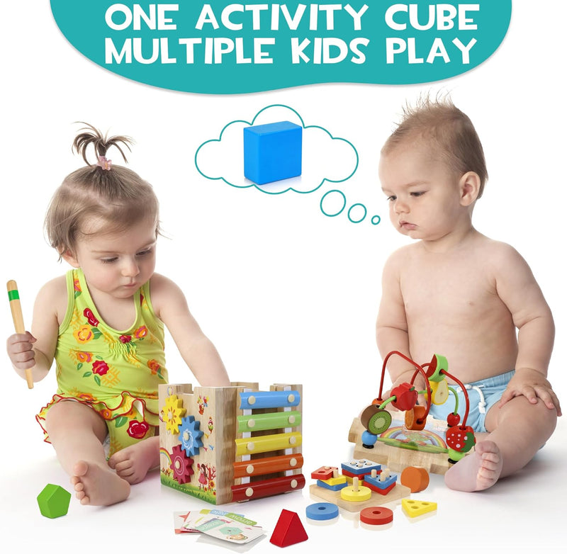 8-in-1 Montessori Spielwürfel – Cubbi
