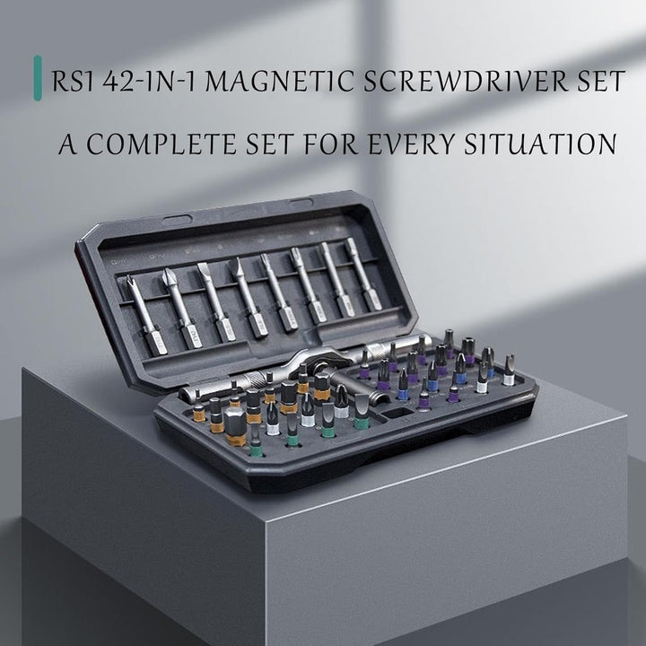 42-in-1 Magnetischer Schraubendreher Set – Präzisionsreparaturwerkzeug-Set mit Bits & Griff – Fixaro
