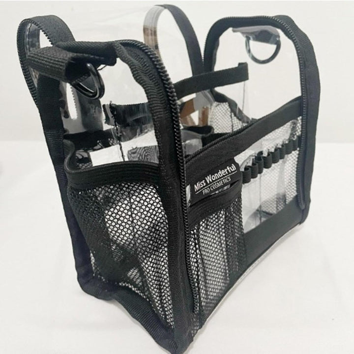 Große transparente PVC-Make-up-Tasche für Reisen & den täglichen Gebrauch – Aveline