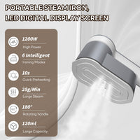Tragbarer Reise-Dampfbügeleisen 1200W mit 6 Modi und AU-Stecker
