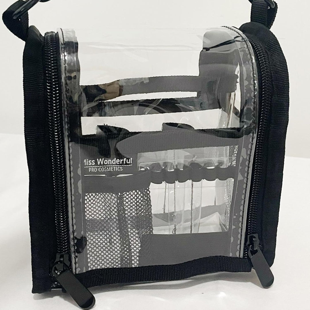 Große transparente PVC-Make-up-Tasche für Reisen & den täglichen Gebrauch – Aveline