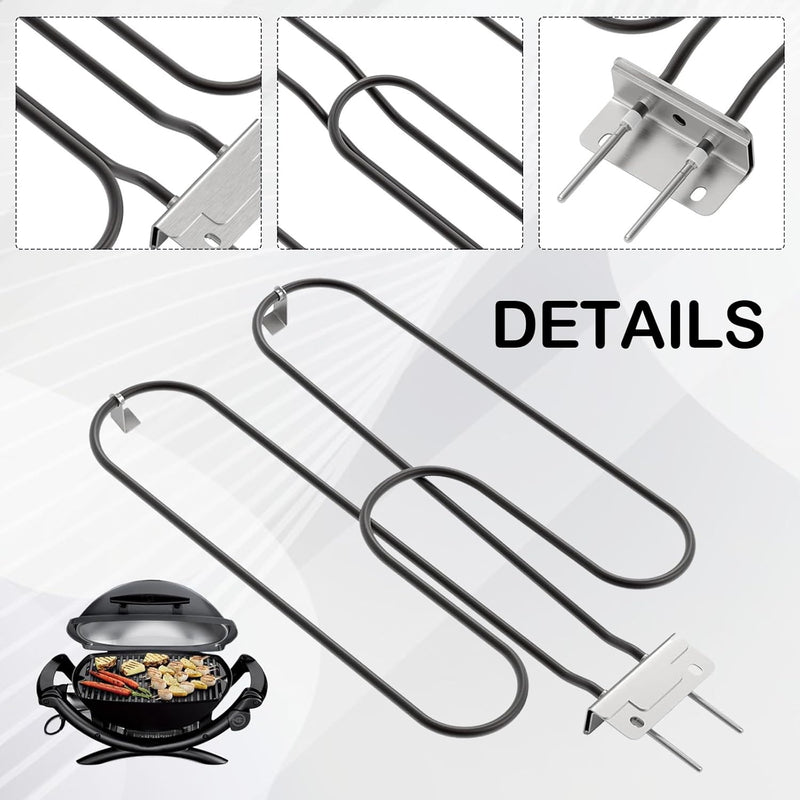 Hochleistungs-Edelstahl-Grillheizspirale 2200W für Outdoor-Elektro-BBQ – Zeythra