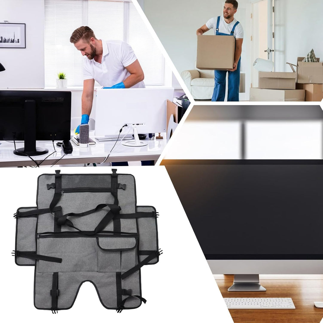 Tragbarer Monitor-Bag – Schutzstaubdichte Bildschirmtasche mit Flanellfutter – Veynor