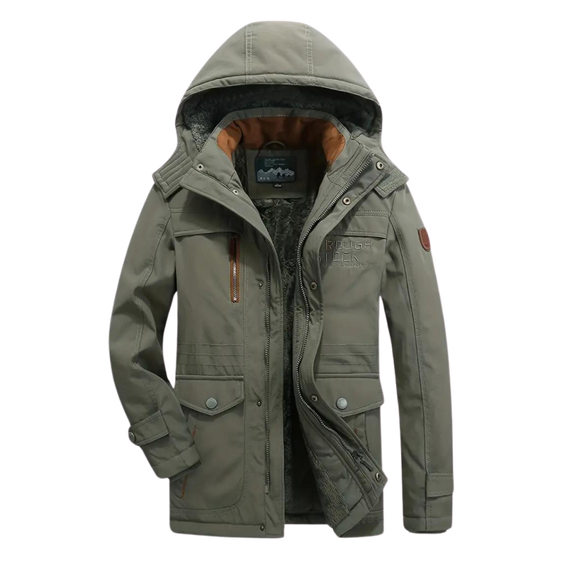 Herren Outdoorjacke gefüttert | Wasserdicht & winddicht – Kaspar