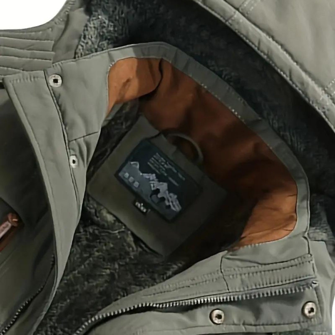 Herren Outdoorjacke gefüttert | Wasserdicht & winddicht – Kaspar