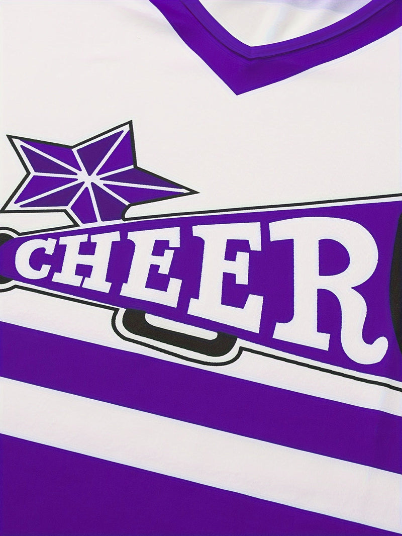 Lila Cheerleader-Set Kind – Sparkzi