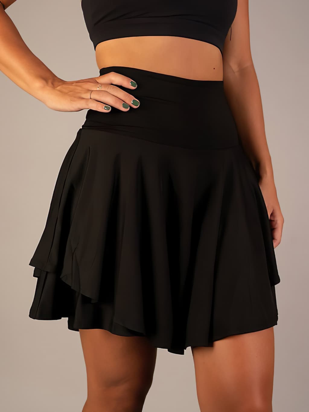 Sportlicher & Funktionaler Damen Tennisrock mit Shorts und Taschen – Maja