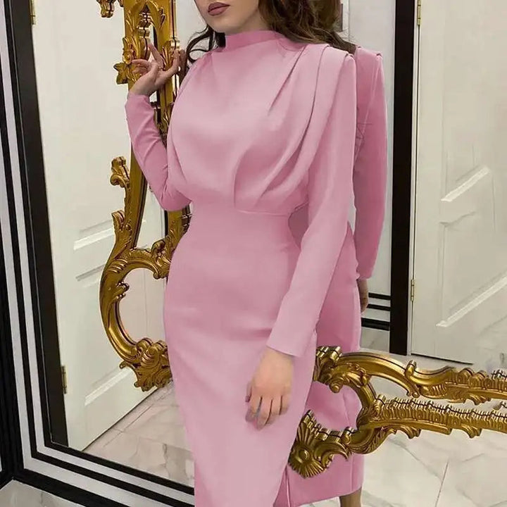 Bodycon Midi Kleid mit Turtleneck – Valeria