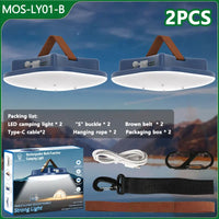 Campinglampe | Solar Aufladbar Magnetbefestigung Robust Vielseitig-Blau MOSLY01-2ST-Luzern Mode