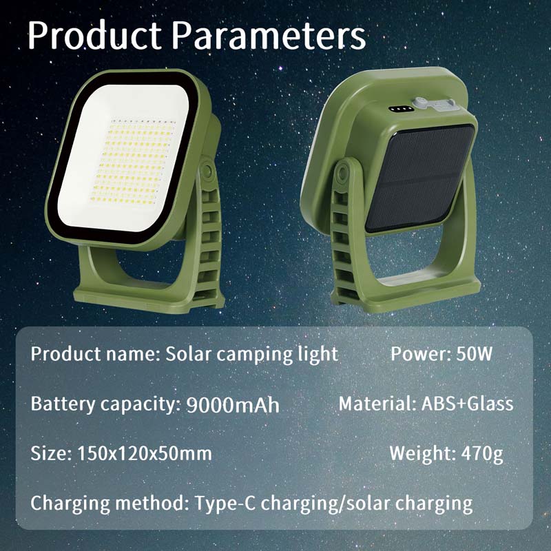 Campinglampe | Solar Aufladbar Magnetbefestigung Robust Vielseitig-Luzern Mode