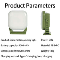 Campinglampe | Solar Aufladbar Magnetbefestigung Robust Vielseitig-Luzern Mode