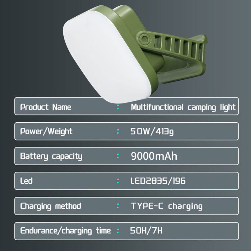 Campinglampe | Solar Aufladbar Magnetbefestigung Robust Vielseitig-Luzern Mode