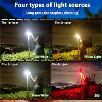 Campinglampe | Solar Aufladbar Magnetbefestigung Robust Vielseitig-Luzern Mode