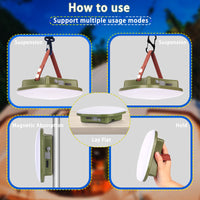 Campinglampe | Solar Aufladbar Magnetbefestigung Robust Vielseitig-Luzern Mode
