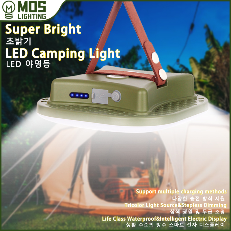 Campinglampe | Solar Aufladbar Magnetbefestigung Robust Vielseitig-Luzern Mode