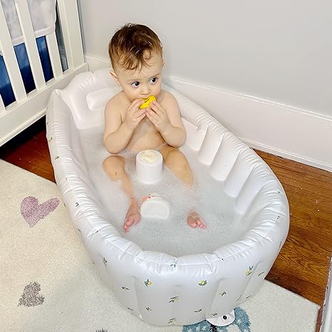 Aufblasbares Baby-Badewanne für Reisen – BubbleNest