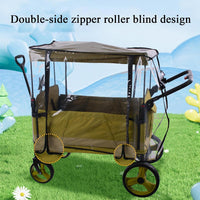 Regenschutz für Kinderwagen – Winddichtes Schutzdach für 2-Sitzer- und 4-Sitzer-Wagen – Venaro