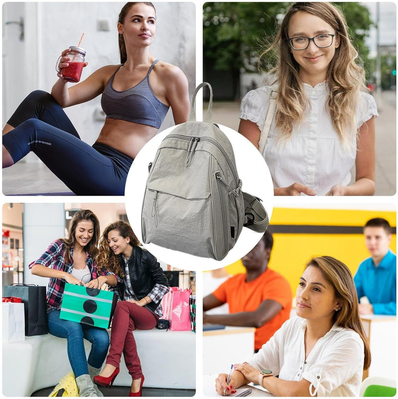 Wasserdichte Freizeit-Rucksack – Mehrere Fächer Reisetasche & Schulranzen – Arvion