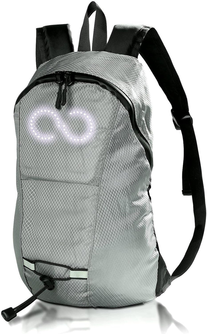 LED-Reise-Rucksack – Wasserdichter leuchtender Rucksack mit audio-responsivem Glühen – Nexora