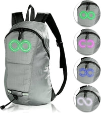 LED-Reise-Rucksack – Wasserdichter leuchtender Rucksack mit audio-responsivem Glühen – Nexora