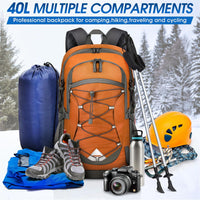 40L Wasserdichter Wander- und Campingrucksack – Leicht & Faltbar – 2 zum Preis von 1