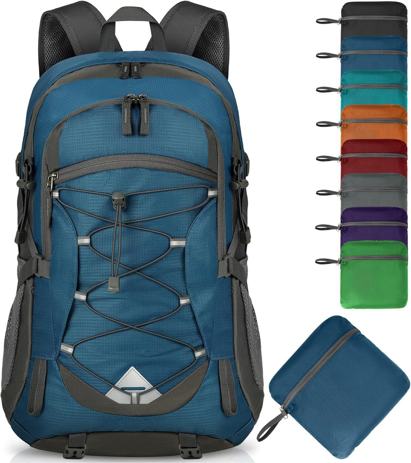 40L Wasserdichter Wander- und Campingrucksack – Leicht & Faltbar – 2 zum Preis von 1
