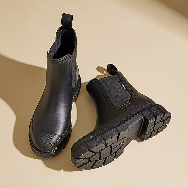 Damen Regenstiefel halbhoch wasserdicht mit Antirutschsohle – Selora