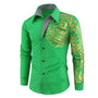 Herrenhemd mit goldenen Details – Darius