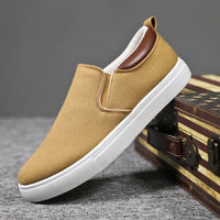 Slip-On-Herrenschuhe aus Canvas – Lennard