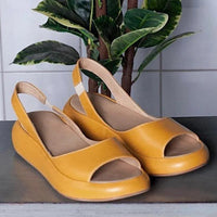 Orthopädische Damen Komfortsandalen mit niedrigem Absatz – Livana