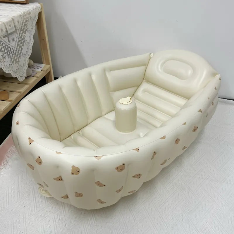 Aufblasbares Baby-Badewanne für Reisen – BubbleNest