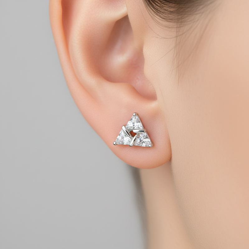 925 Silber Ohrringe - TriadCharm 