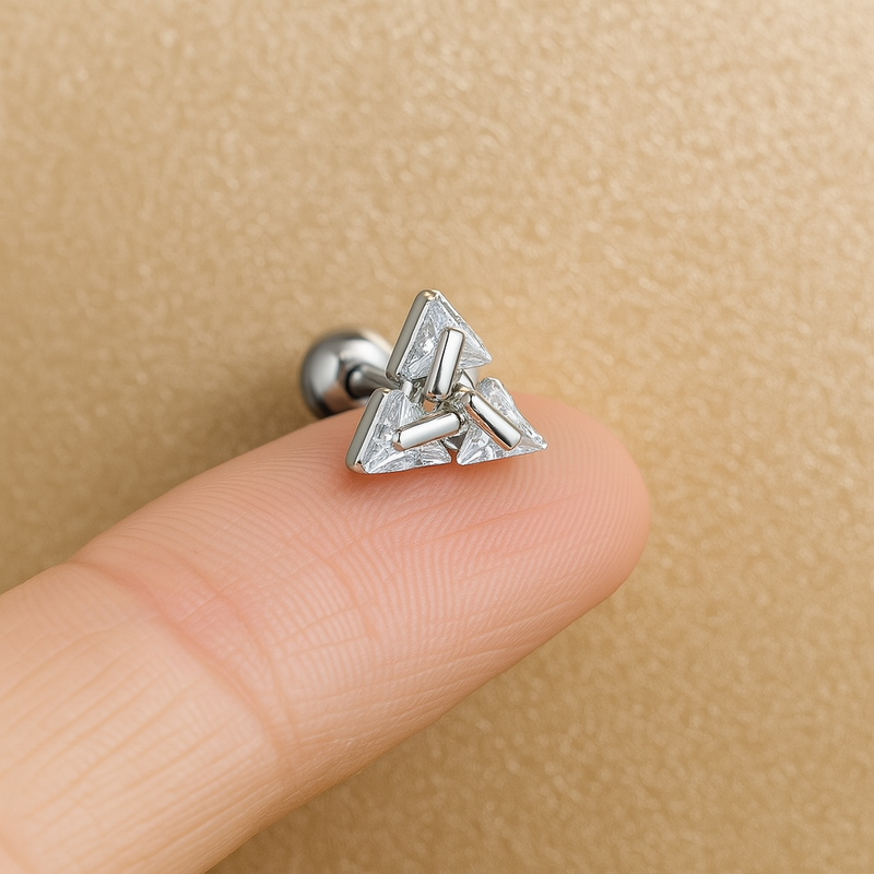 925 Silber Ohrringe - TriadCharm 