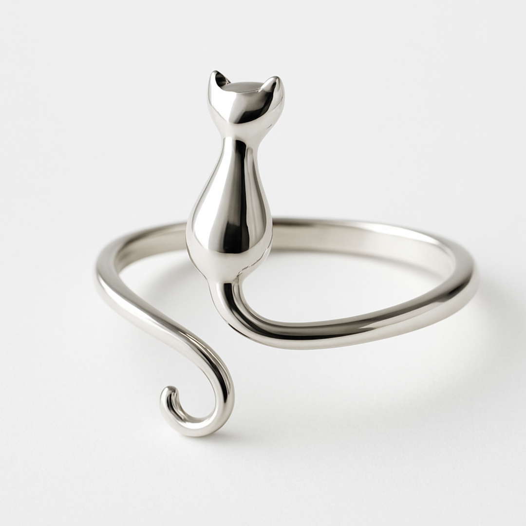 925 Sterling Silberring - CatMagic 
