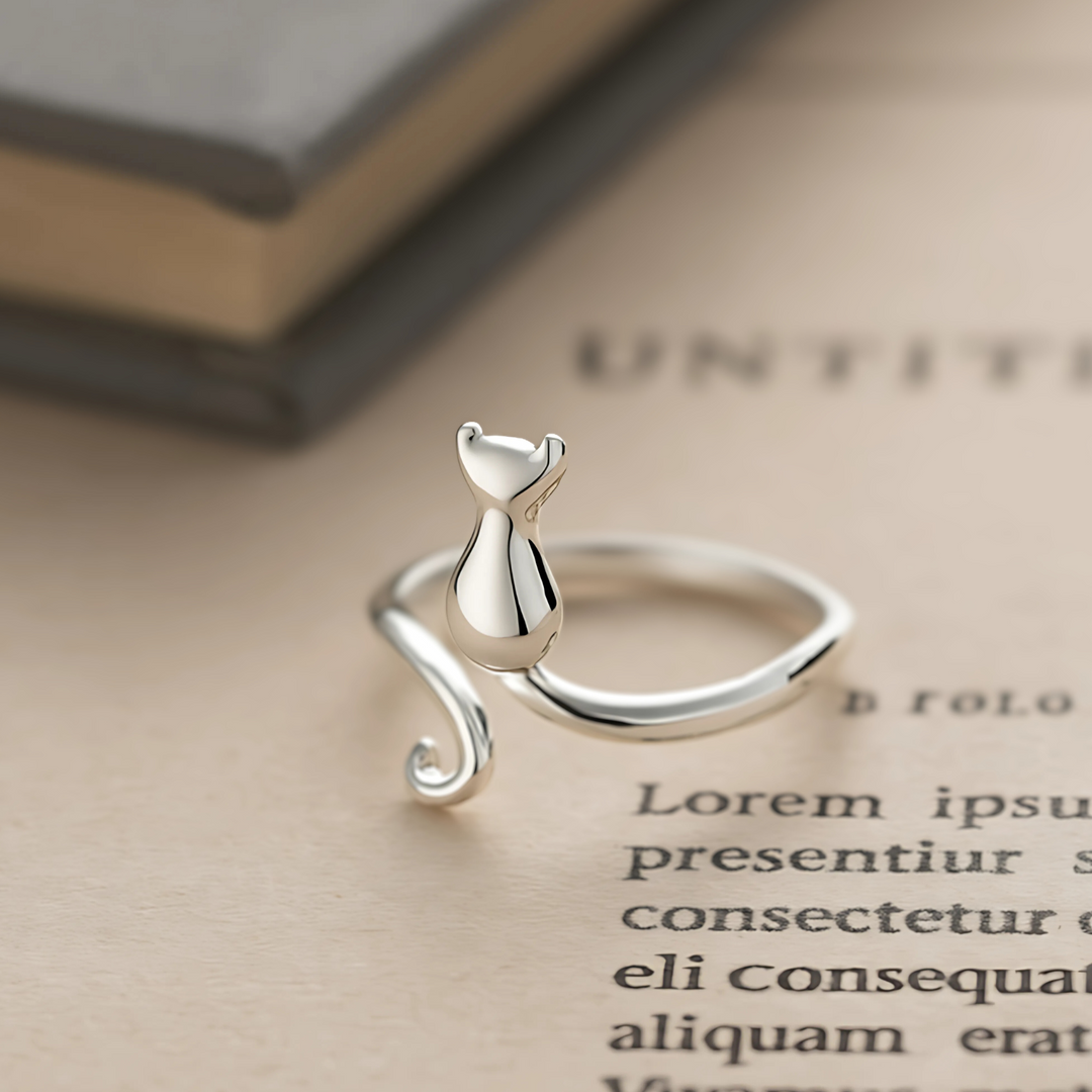 925 Sterling Silberring - CatMagic 