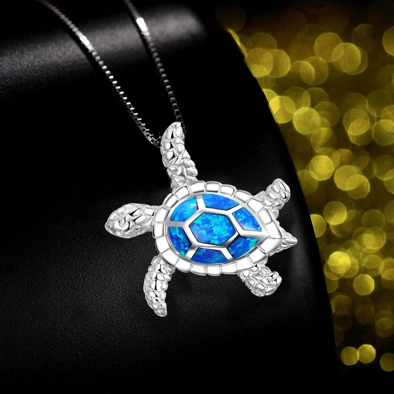 925er Silber Halskette - WisdomTurtle 