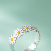 925er Silberring - PetalGlow 