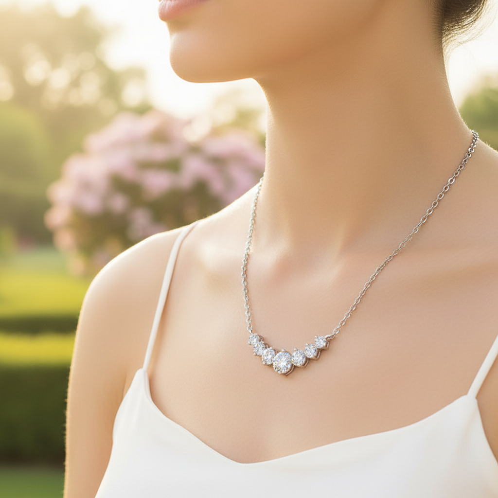 925er Sterlingsilber Halskette - ShineJewelry 