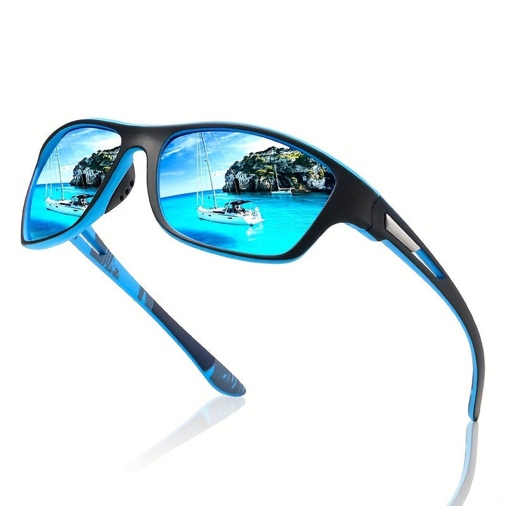 Sportliche Herren Sonnenbrille mit Polarisierten Gläsern & UV400 Schutz – Vayron
