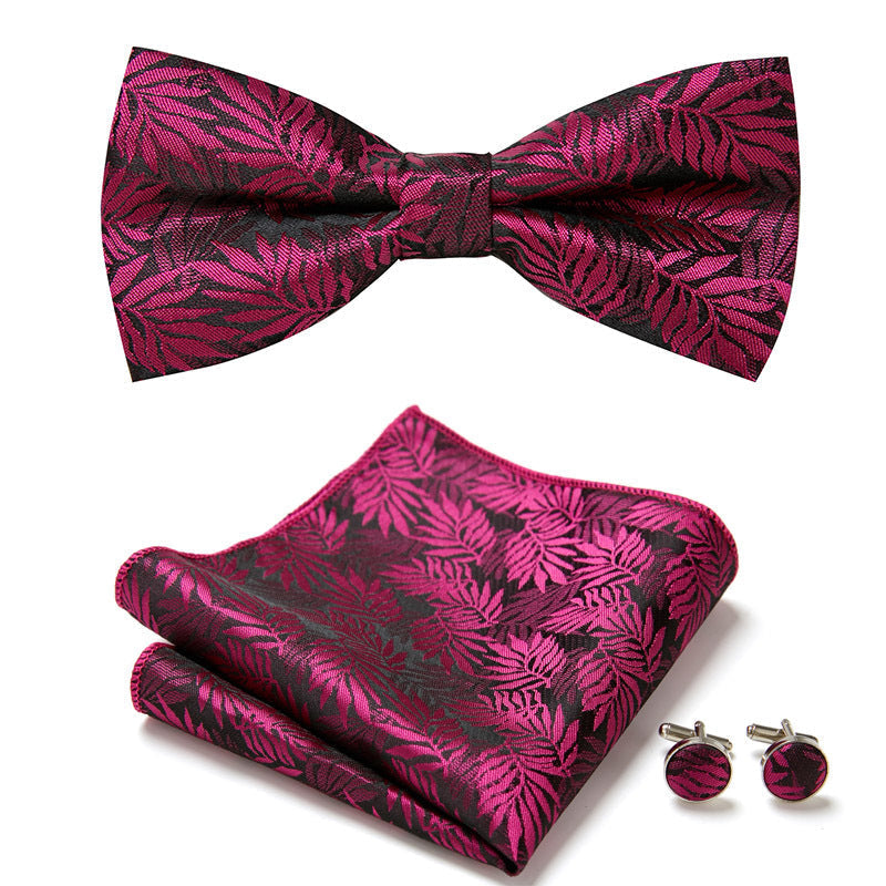 Fliegen-Set mit Blumenmuster – StitchMode (1+1 GRATIS)