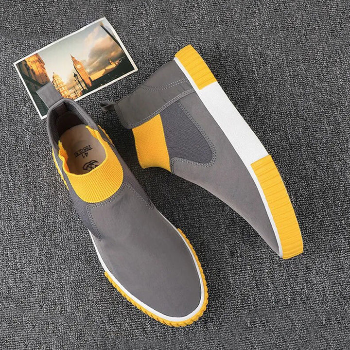 Herren Canvas-Sneaker mit High-Top-Design – Lennard